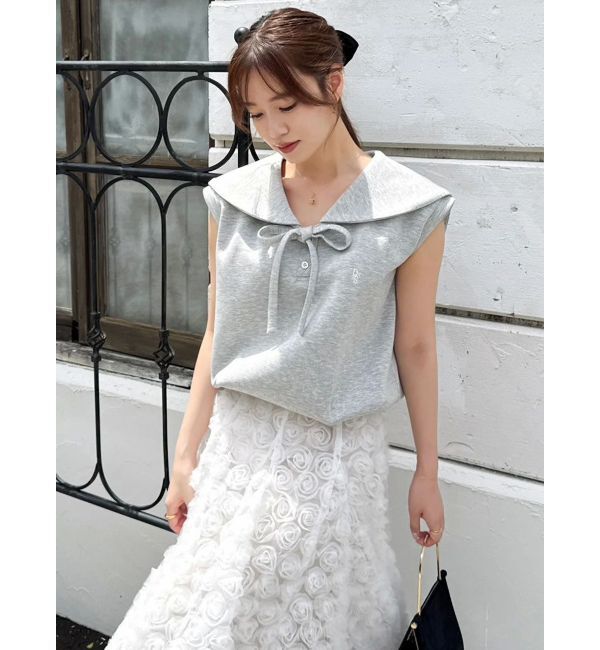 dazzlin「【WEB限定追加】セーラーカラースウェット」|Tシャツ・カットソー|