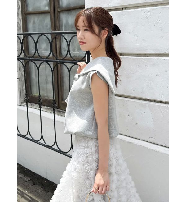 dazzlin「【WEB限定追加】セーラーカラースウェット」|Tシャツ・カットソー|