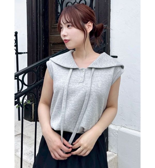 dazzlin「【WEB限定追加】セーラーカラースウェット」|Tシャツ・カットソー|