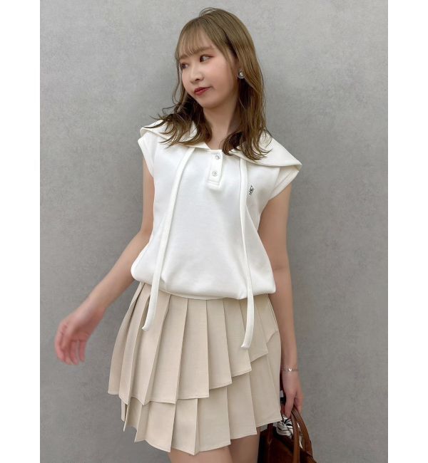 dazzlin「【WEB限定追加】セーラーカラースウェット」|Tシャツ・カットソー|