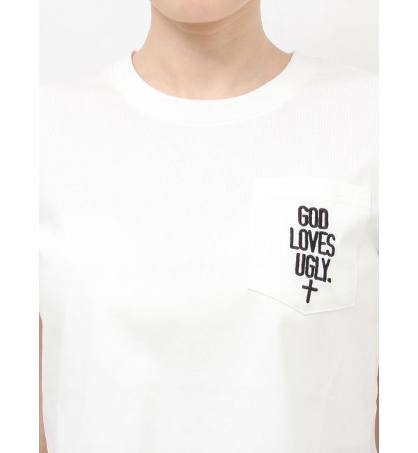 GYDA「GOD LOVES UGLY.ポケットTシャツ」|Tシャツ・カットソー|