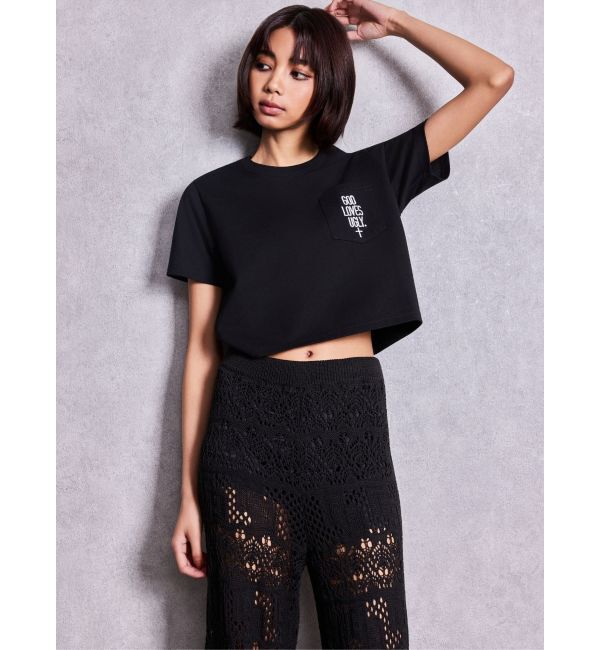 GYDA「GOD LOVES UGLY.ポケットTシャツ」|Tシャツ・カットソー|
