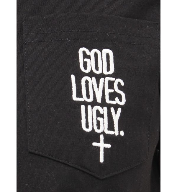 GYDA「GOD LOVES UGLY.ポケットTシャツ」|Tシャツ・カットソー|