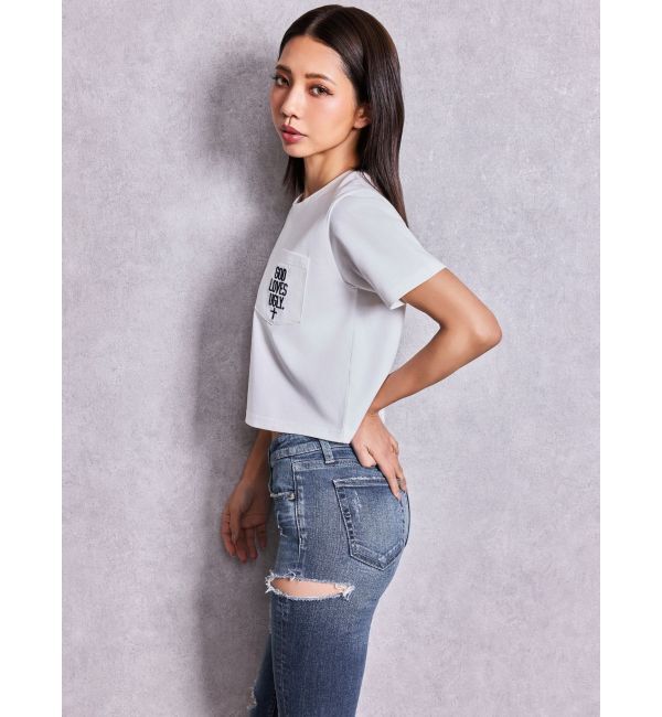 GYDA「GOD LOVES UGLY.ポケットTシャツ」|Tシャツ・カットソー|