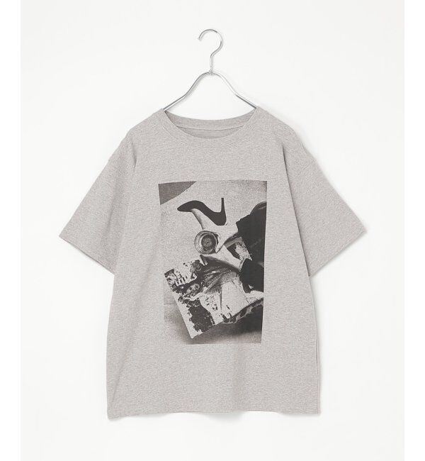 VENCE share style「モノトーンフォト Tシャツ」|Tシャツ・カットソー|モクグレー