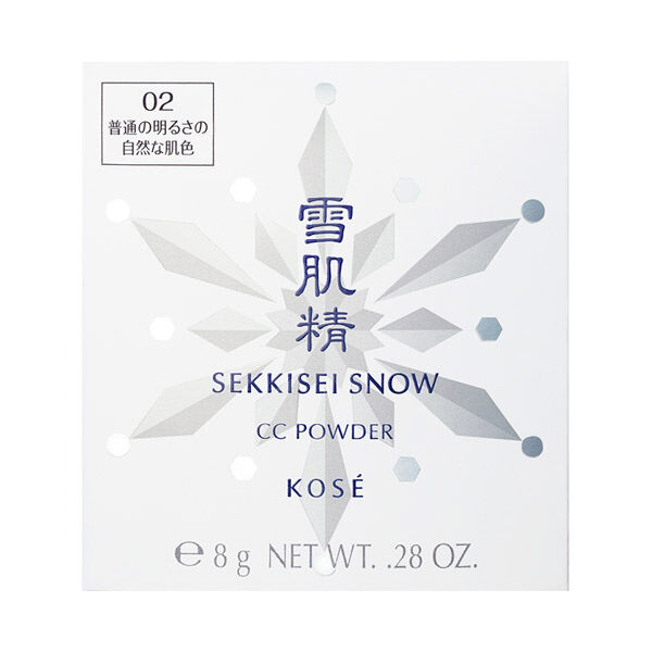  「雪肌精 スノー ＣＣ パウダー 【02】 普通の明るさの自然な肌色 リフィル (8g)」|フェイスパウダー|