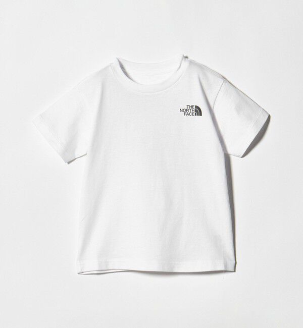 UNITED ARROWS green label relaxing「＜THE NORTH FACE＞ショートスリーブ バックスクエア ロゴTシャツ / キッズ  110cm-120cm」|Tシャツ・カットソー|WHITE