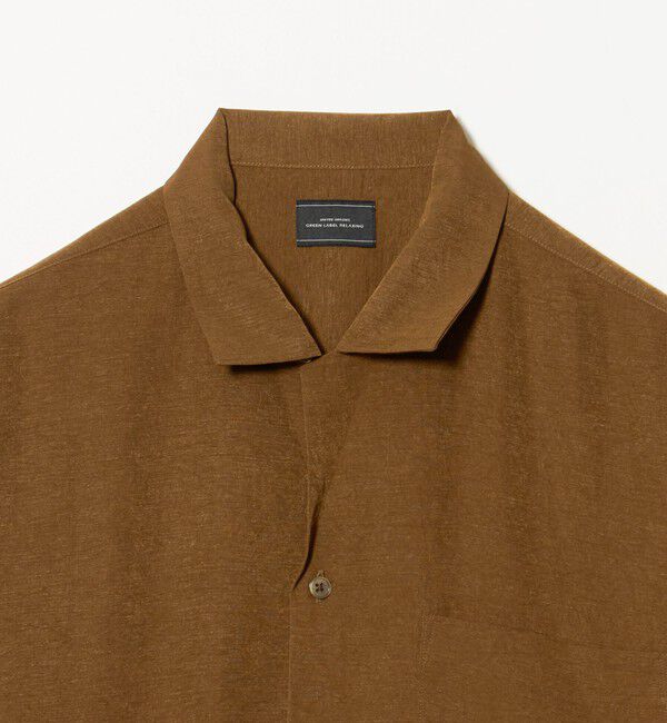 UNITED ARROWS green label relaxing「スラブ オープンカラー 半袖 シャツ」|シャツ・ブラウス|