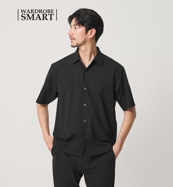 BEAUTY&YOUTH UNITED ARROWS「【WEB限定 WARDROBE SMART】サマーファンクション シャツ【吸水速乾】」|シャツ・ブラウス|BLACK
