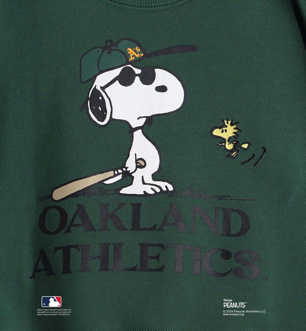 SHIPS KIDS「SHIPS KIDS:85～95cm / スヌーピー&times;MLB スウェット」|スウェット・ジャージ|