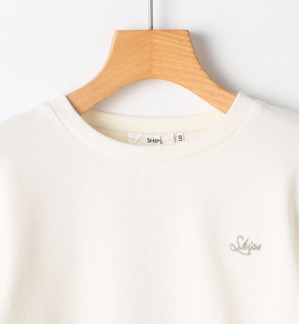 SHIPS KIDS「SHIPS KIDS:140～150cm / フリルスリーブ スウェット」|スウェット・ジャージ|
