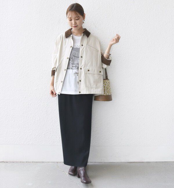 SHIPS for women「〈洗濯機可能〉テント シルエット ワーク ジャケット」|その他|