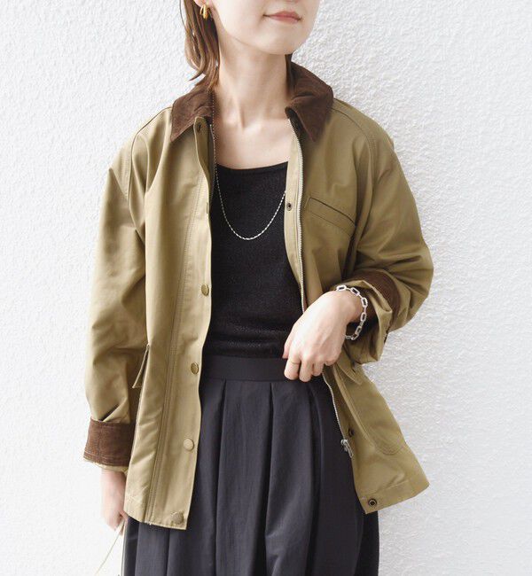 SHIPS for women「〈洗濯機可能〉テント シルエット ワーク ジャケット」|その他|