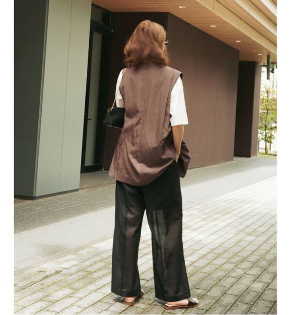VERMEIL par iena「《手洗い可》シアーイージーパンツ」|その他|