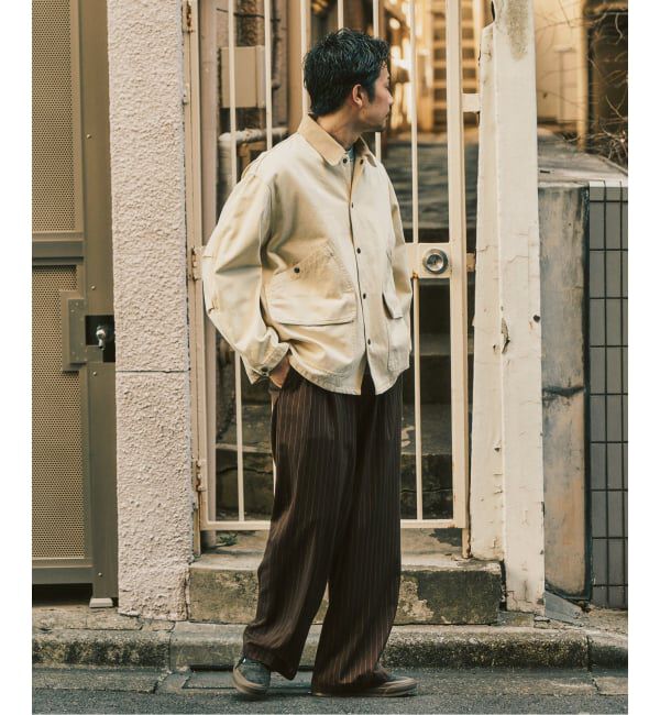 417 EDIFICE「TRツイル ワイドイージーパンツ　」|スラックス|