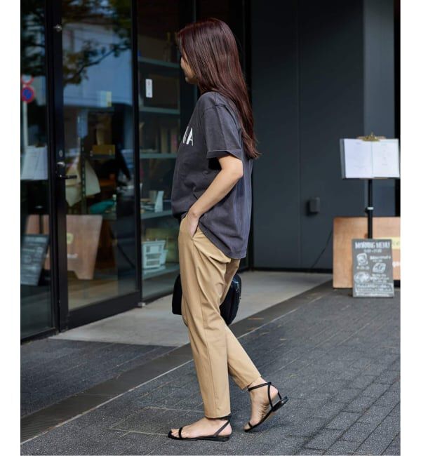 JOURNAL STANDARD「《追加》【撥水/接触冷感/洗える/UV】リネンナイロンストレッチテーパードパンツ」|その他|