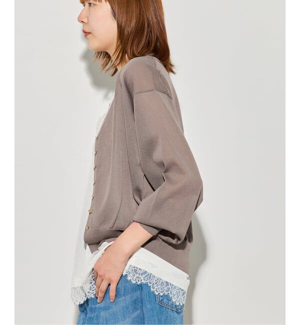 journal standard L'essage「フォルムニットVネックカーディガン」|カーディガン|