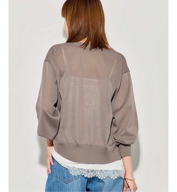 journal standard L'essage「フォルムニットVネックカーディガン」|カーディガン|