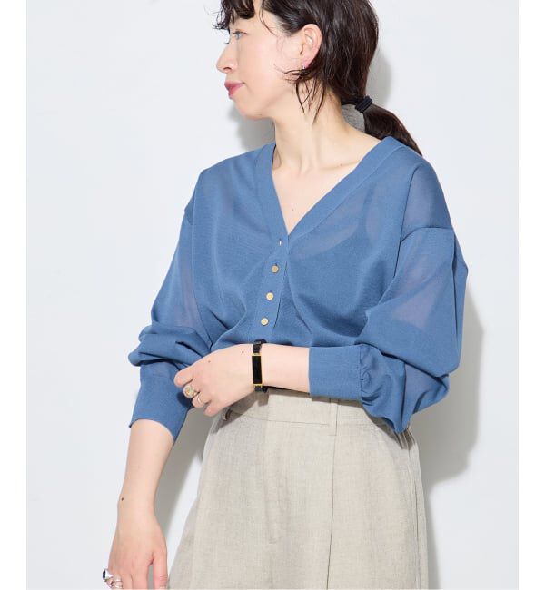 journal standard L'essage「フォルムニットVネックカーディガン」|カーディガン|