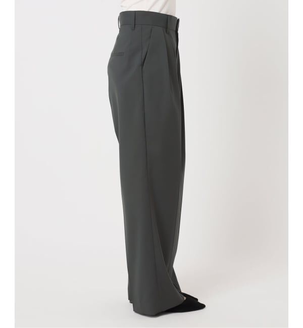 journal standard L'essage「《セットアップ可》POPLIN ダブルタックパンツ」|スラックス|