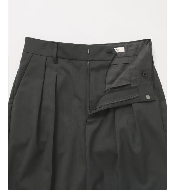 journal standard L'essage「《セットアップ可》POPLIN ダブルタックパンツ」|スラックス|
