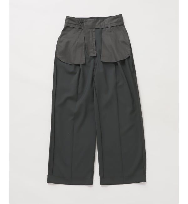 journal standard L'essage「《セットアップ可》POPLIN ダブルタックパンツ」|スラックス|