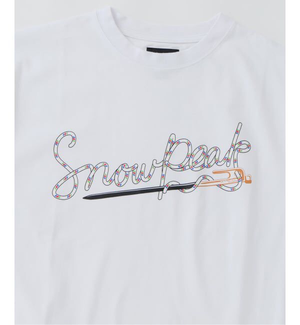 JOURNAL STANDARD relume「Snow Peak / スノーピーク 別注 ペグ＆ロープ ロゴTシャツ」|Tシャツ・カットソー|