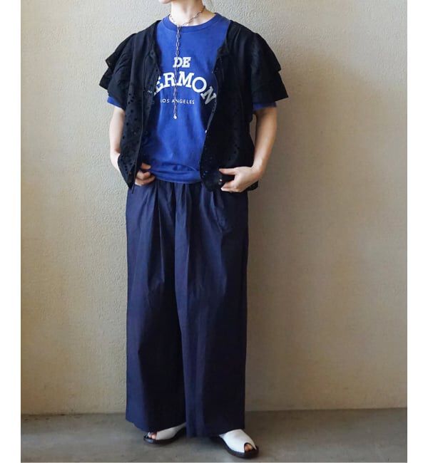 journal standard luxe「カットワークレースMIX フリルブラウス」|シャツ・ブラウス|
