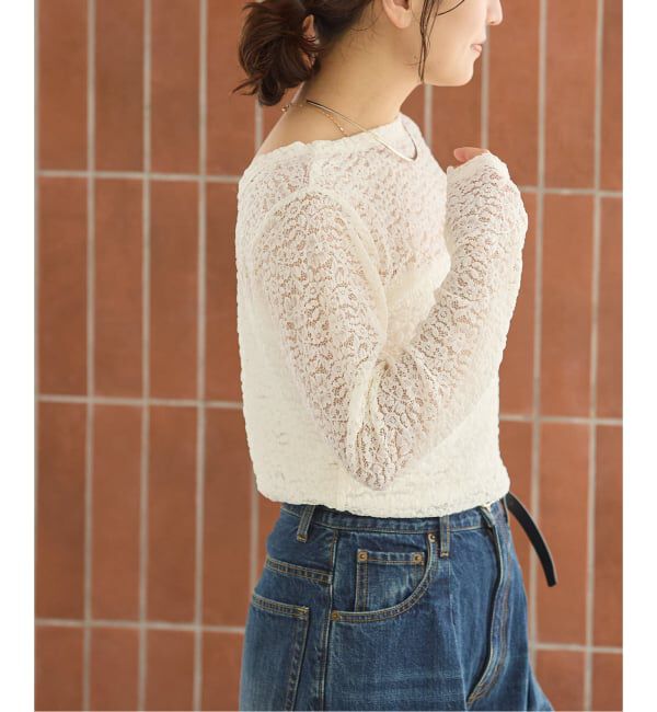 JOURNAL STANDARD「《予約》ストレッチレース2WAYプルオーバー」|Tシャツ・カットソー|