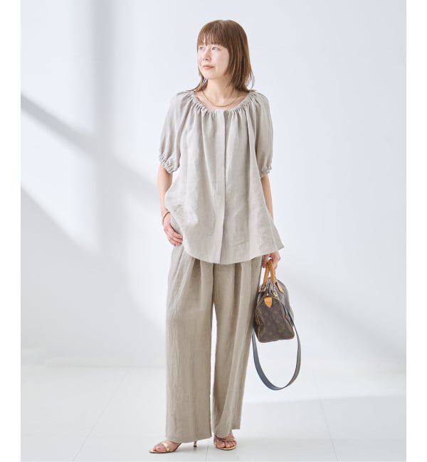 journal standard L'essage「フレンチリネンイージーパンツ」|その他|