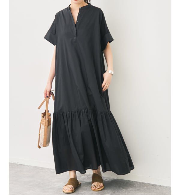 Spick and Span「《追加》ローンティアードマキシワンピース」|ワンピース|