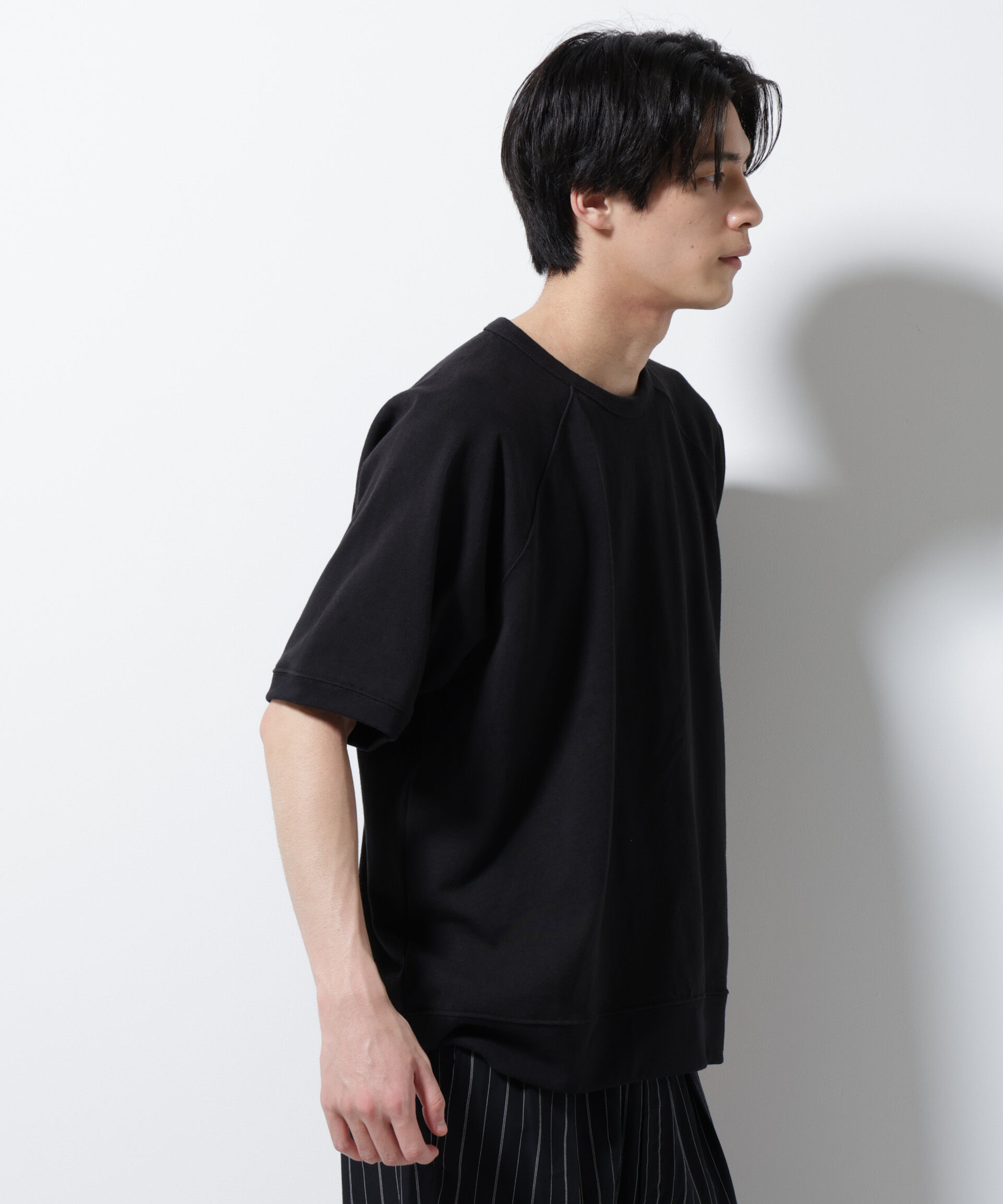 nano･universe「ヘビーウェイトコットンラグランスリーブTシャツ」|Tシャツ・カットソー|