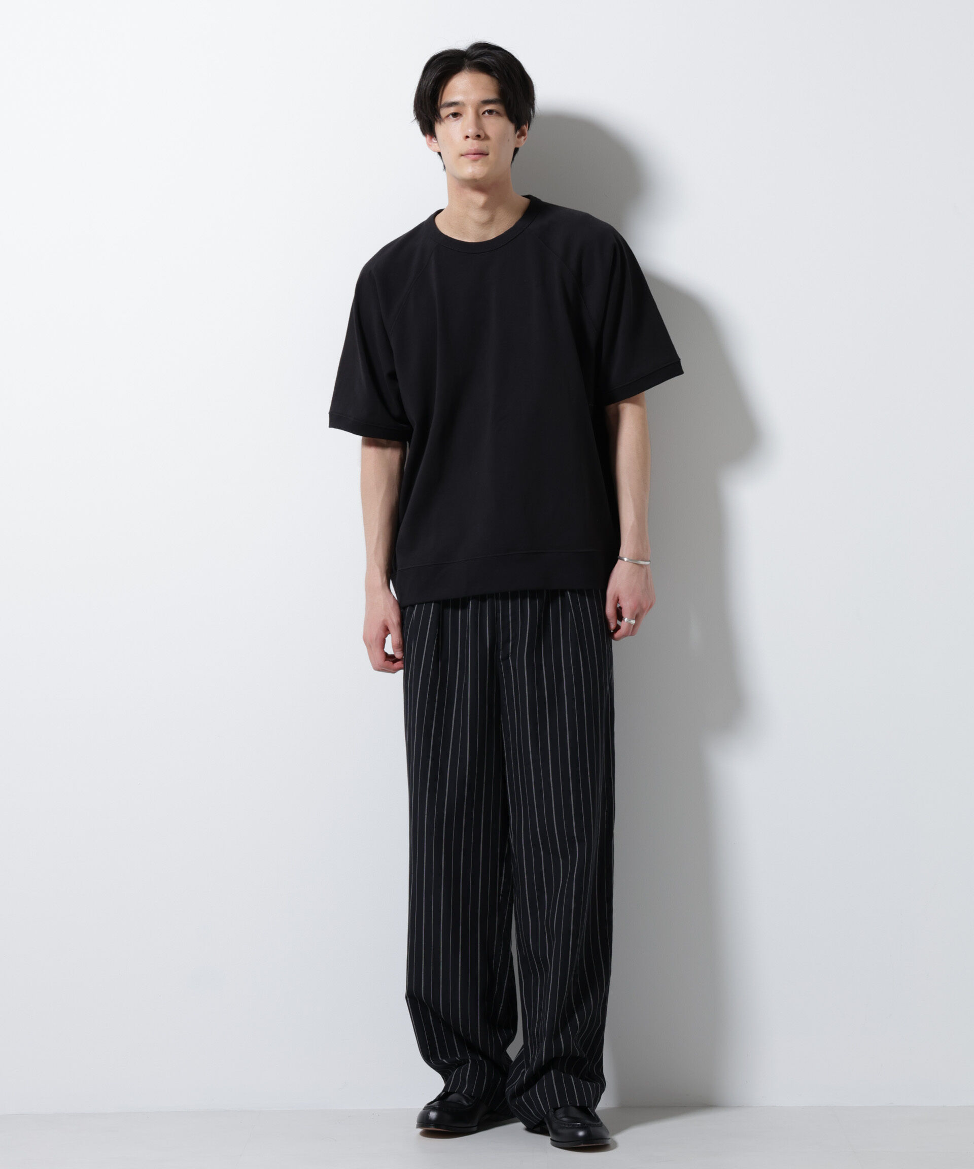 nano･universe「ヘビーウェイトコットンラグランスリーブTシャツ」|Tシャツ・カットソー|