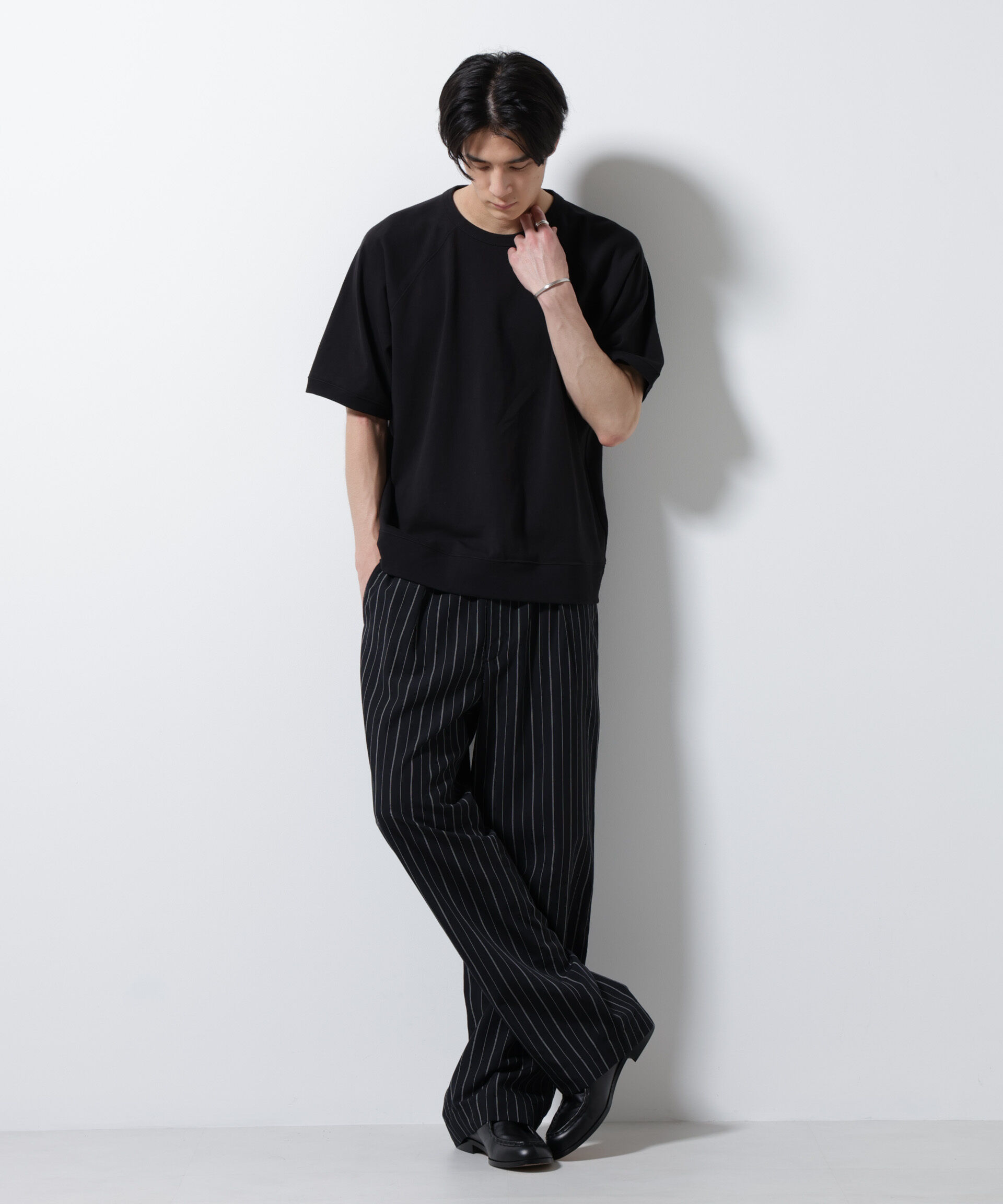 nano･universe「ヘビーウェイトコットンラグランスリーブTシャツ」|Tシャツ・カットソー|