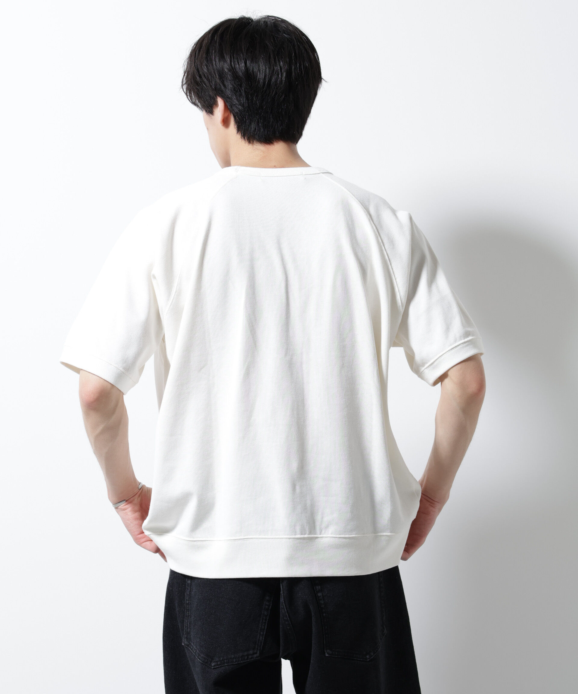 nano･universe「ヘビーウェイトコットンラグランスリーブTシャツ」|Tシャツ・カットソー|