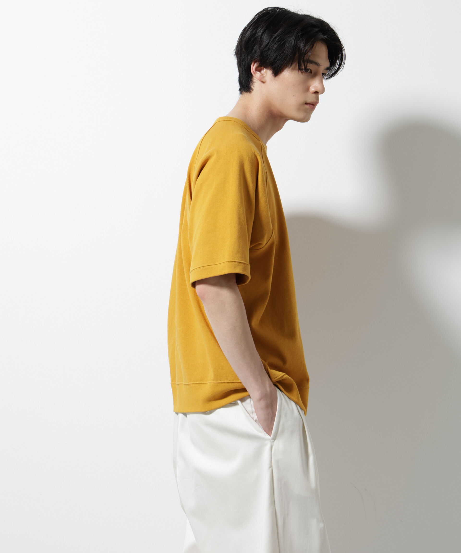 nano･universe「ヘビーウェイトコットンラグランスリーブTシャツ」|Tシャツ・カットソー|