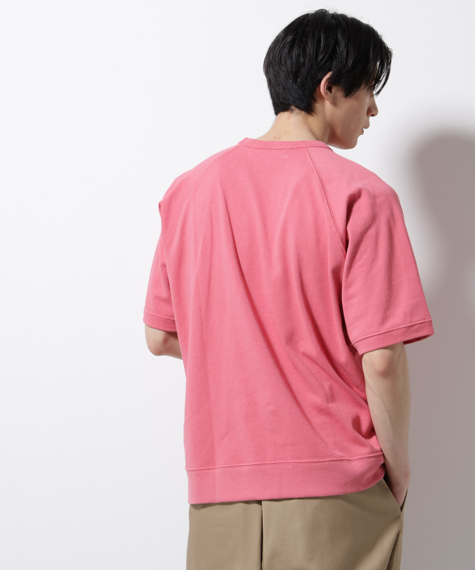 nano･universe「ヘビーウェイトコットンラグランスリーブTシャツ」|Tシャツ・カットソー|