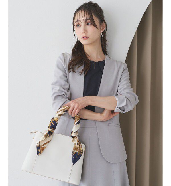 ANY SIS「【UVカット / 接触冷感 / 吸水速乾】スマートビューティストレッチ ノーカラージャケット」|ノーカラージャケット|