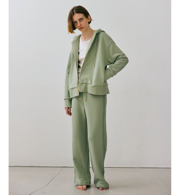 BEIGE,「【BEIGE,ecru/WEB限定・洗える】LOOP BACK / コットンワイドストレートパンツ」|その他|