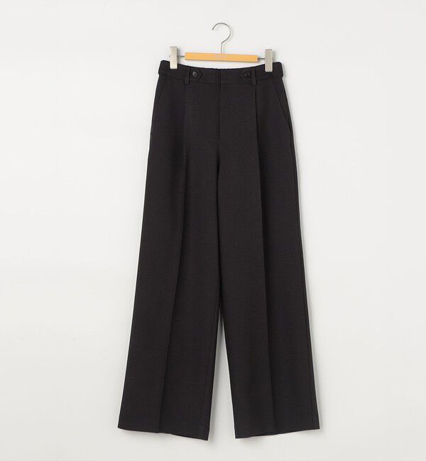 NOLLEY'S sophi「《セットアップ対応》ウォッシャブルドライシャークタックワイドパンツ」|その他|