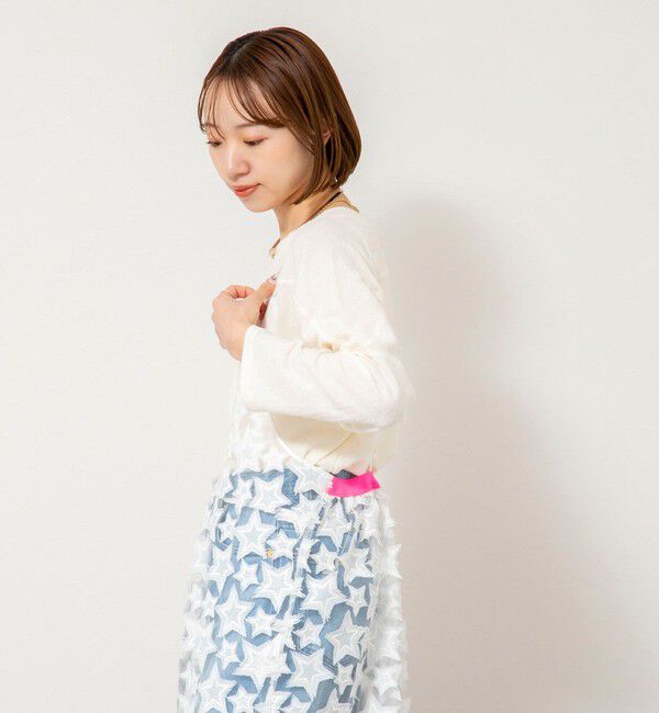 Rie Miller「45th limited editionウォッシャブルスターフリンジキャミワンピース」|ワンピース|