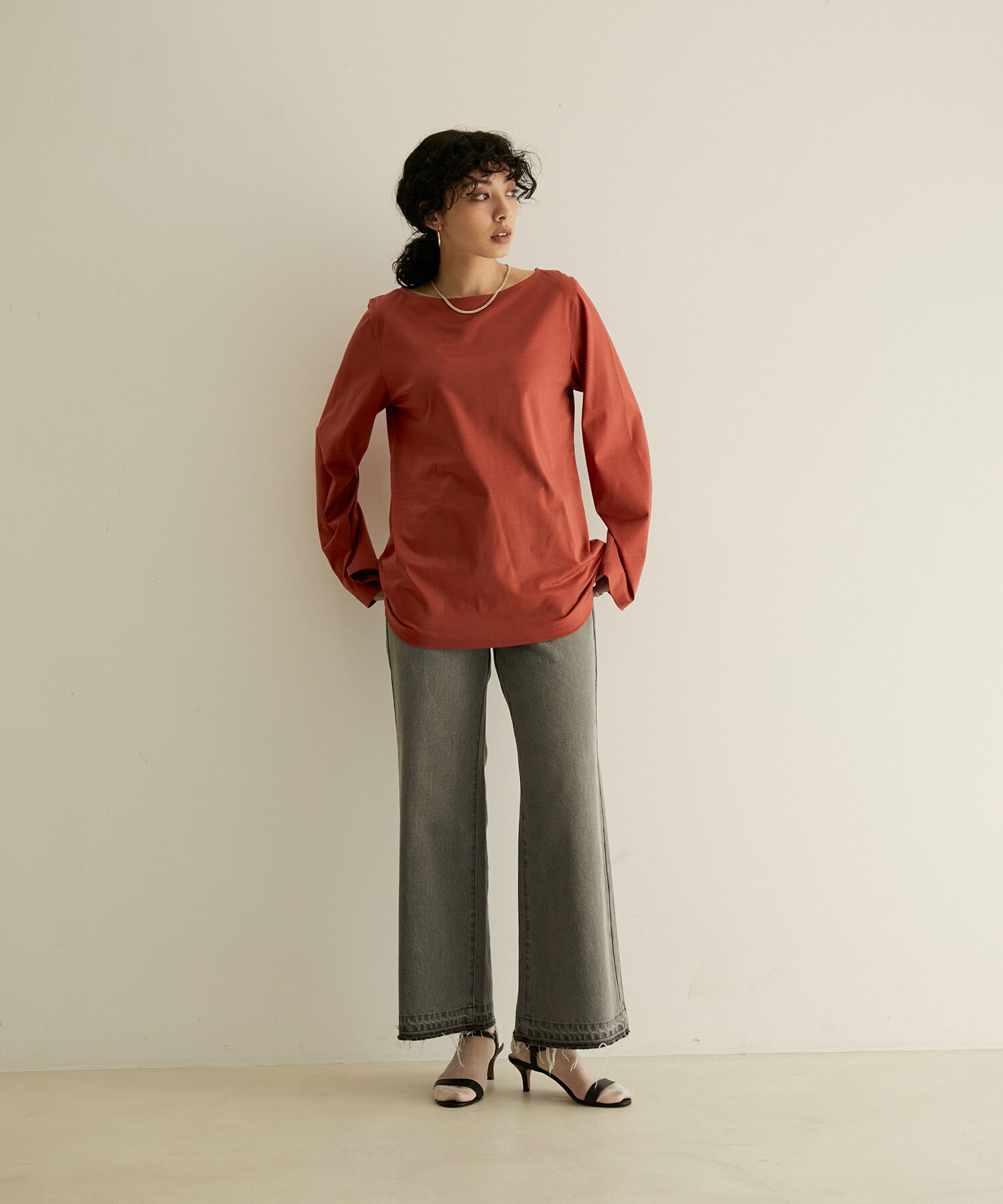 SALON adam et rope'「【UVカット】prima zymフレアースリーブTシャツ」|Tシャツ・カットソー|
