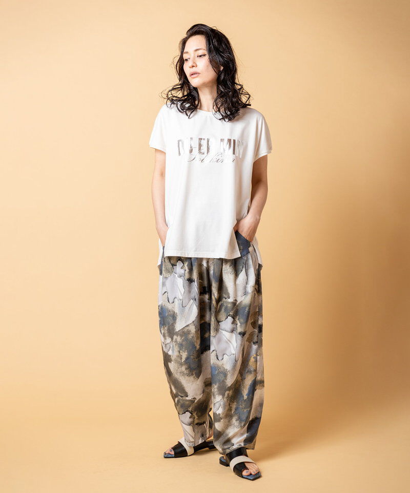  「箔プリントプルオーバー」|Tシャツ・カットソー|
