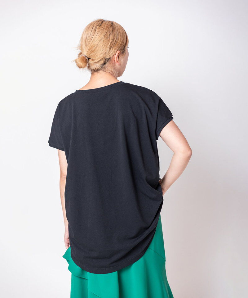  「箔プリントプルオーバー」|Tシャツ・カットソー|