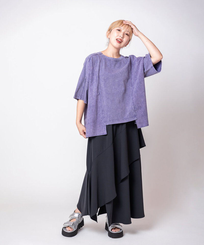  「ケミカル切替Tシャツ」|Tシャツ・カットソー|
