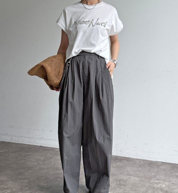  「【WEB限定】ビジューロゴTEE」|Tシャツ・カットソー|