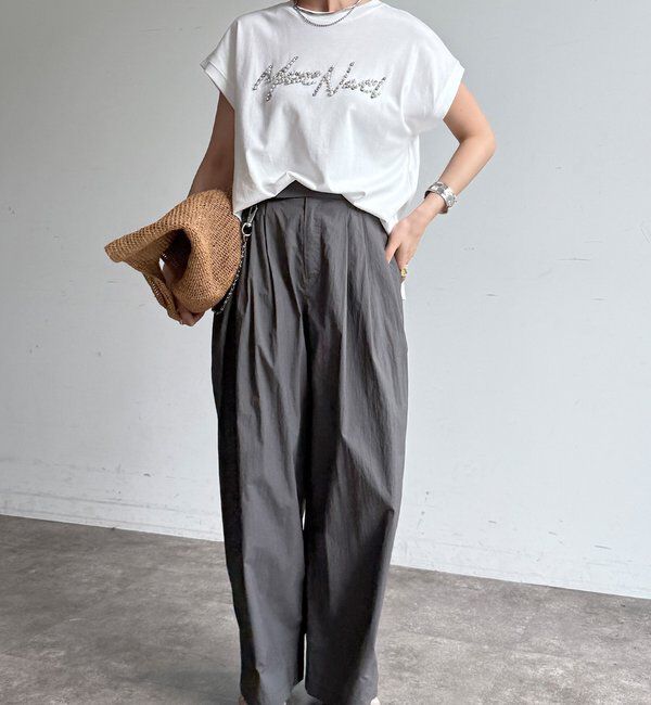 「【WEB限定】ビジューロゴTEE」|Tシャツ・カットソー|
