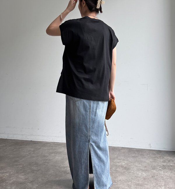  「【WEB限定】ビジューロゴTEE」|Tシャツ・カットソー|