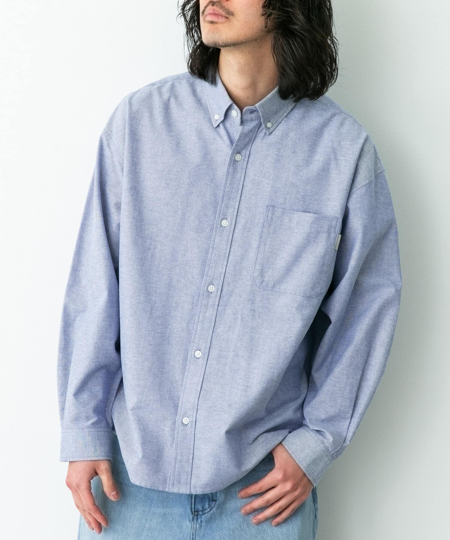 Sonny Label 「抗菌オックスボタンダウンオーバーシャツ」|シャツ・ブラウス|