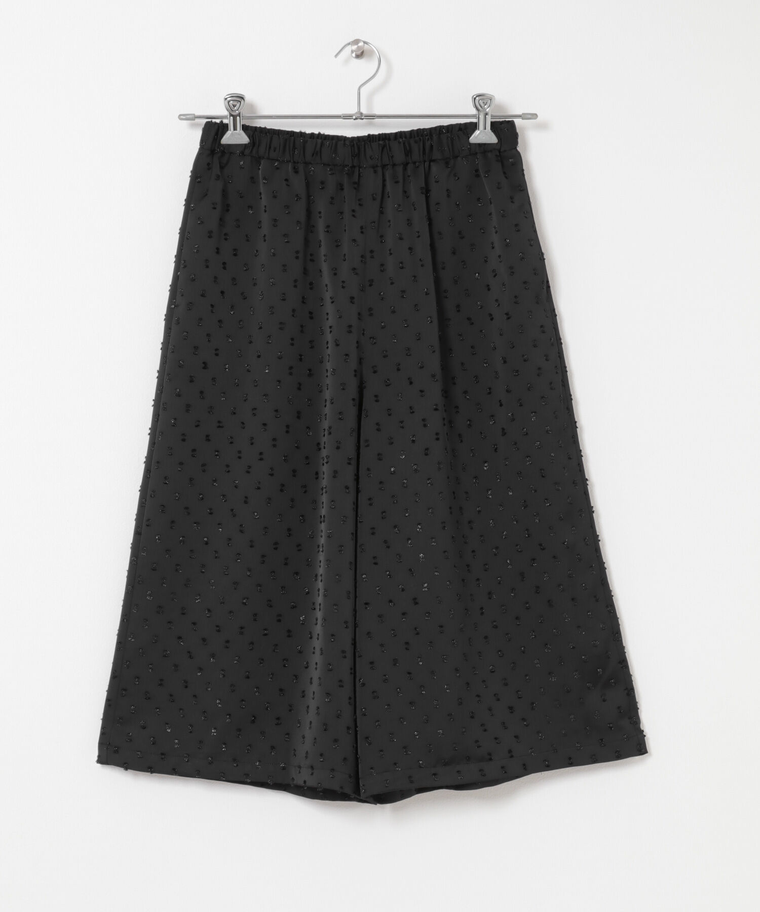 URBAN RESEARCH DOORS「mizuiro-ind　SATIN JQ CULOTTE PANTS」|その他|ブラック